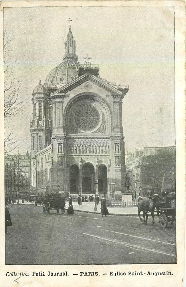 Paris — Église Saint-Augustin — Collection Petit Journal - Recto