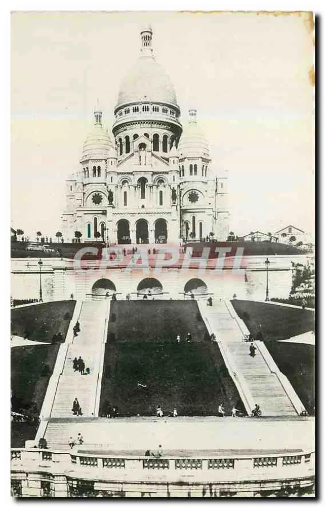 Basilique du Sacré-Cœur — Paris — Montmartre — ABEILLE CARTES - Recto