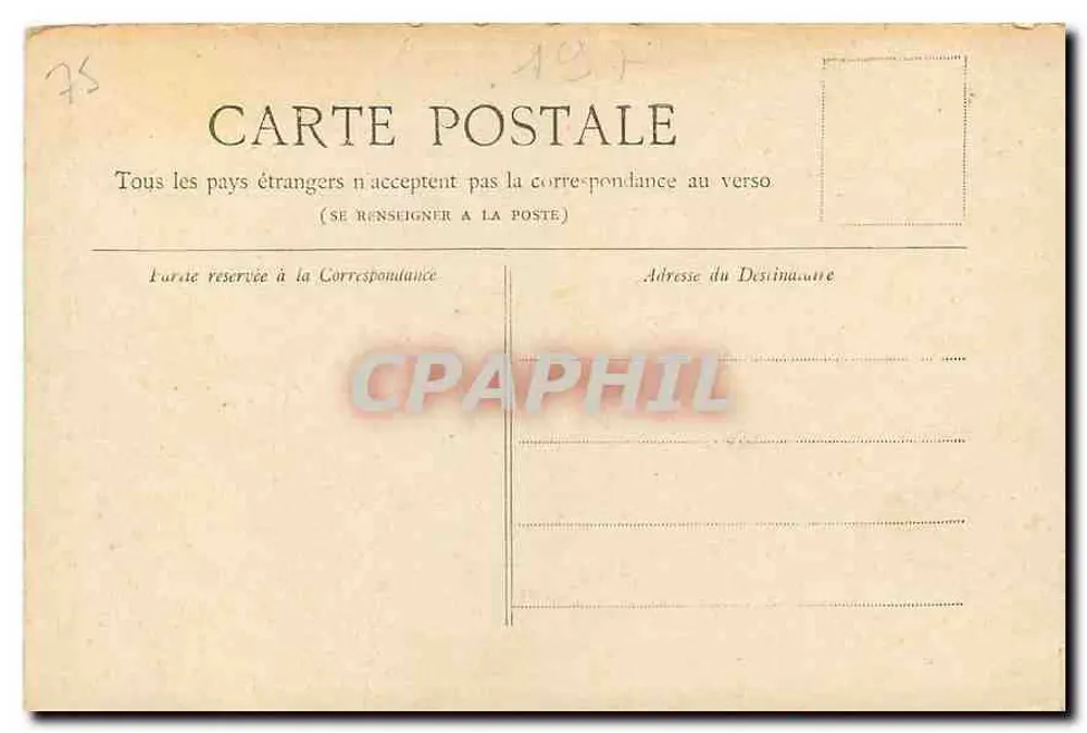 Paris — Église Saint-Augustin — Collection Petit Journal - Verso