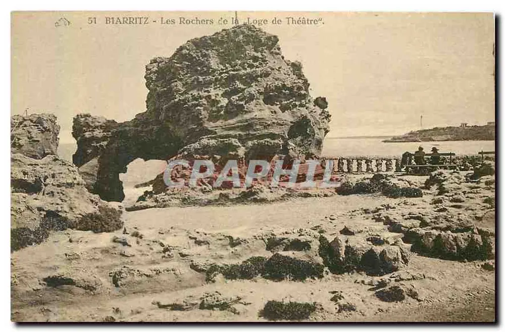 Biarritz - Les Rochers de la Loge de Théâtre — Verlag: P. L. S. (Nr. 51) - Vorderseite