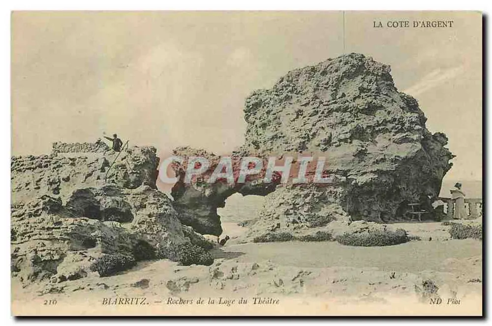 Blarritz — Felsen der Theaterlodge — ND Piot - Vorderseite