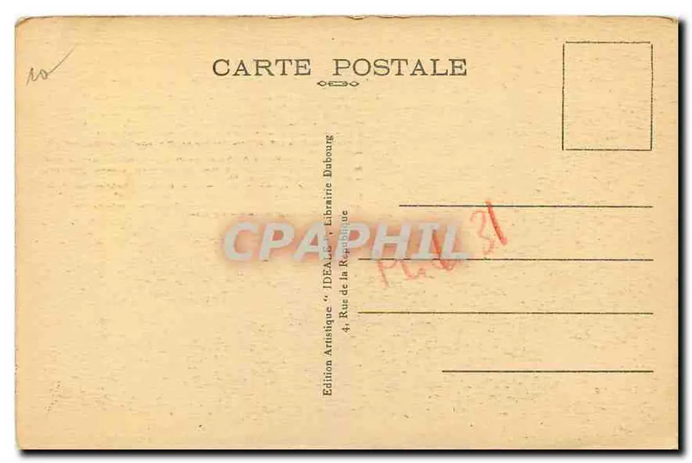 Avignon — Palácio dos Papas. — Editor IDEALE M.F.B. - Verso