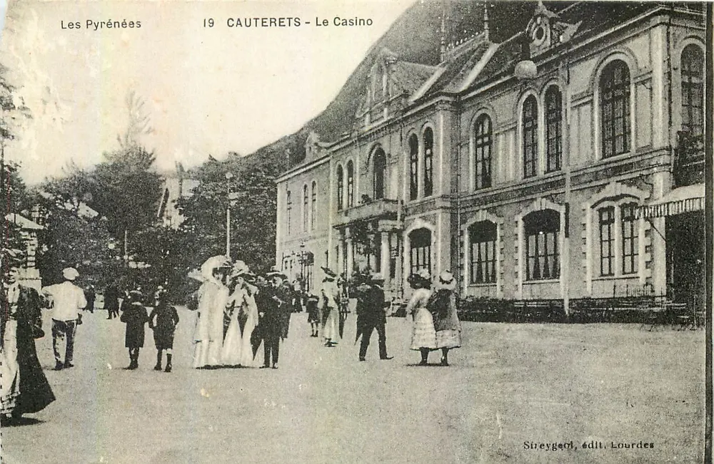 Cauterets - Il Casinò — Sireygeol, edit. Lourdes, n°19 - Recto