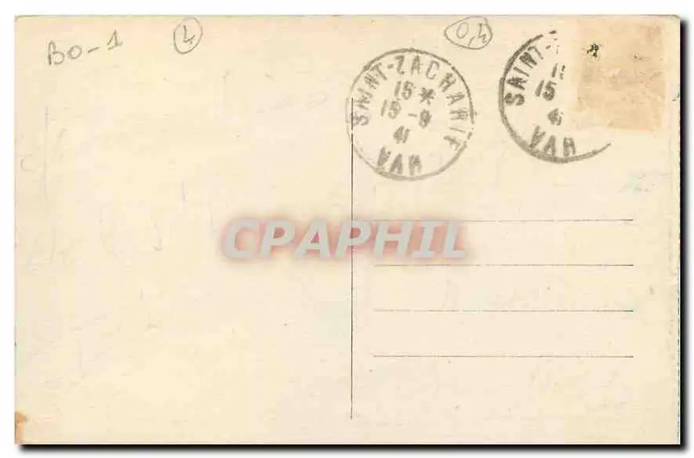 A SAINT-BAUME — Subida do Santo Pilon — n°61 - Verso