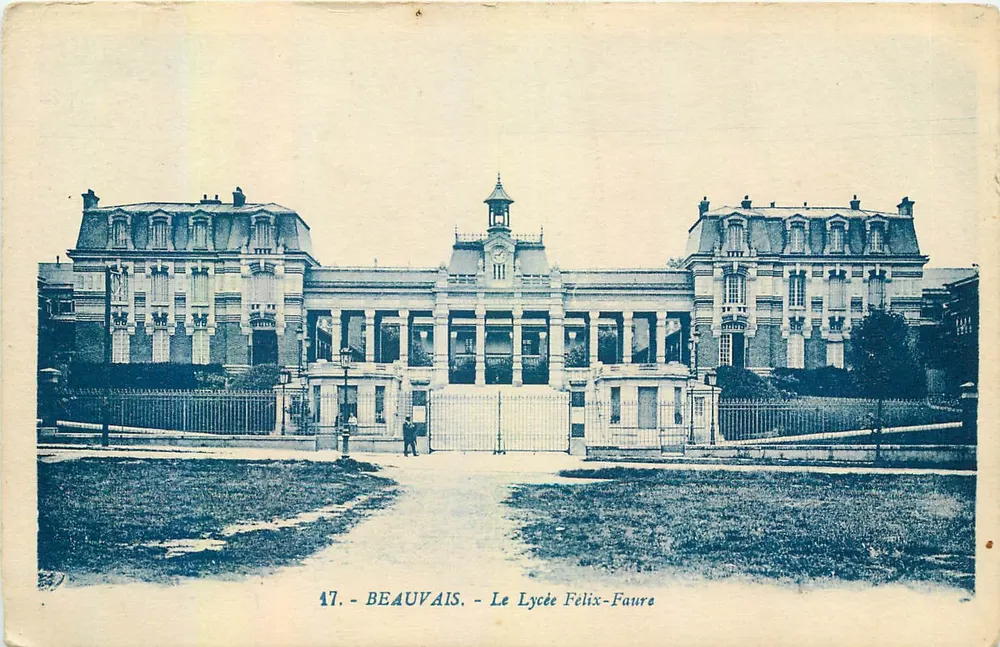 Beauvais - Het Lyceum Félix-Faure — n°47, uitgever G. Artaud, Nantes - Voorkant