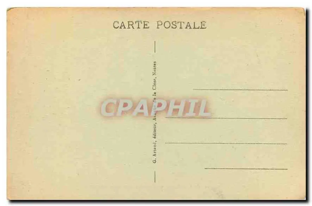 Beauvais - Het Lyceum Félix-Faure — n°47, uitgever G. Artaud, Nantes - Achterkant