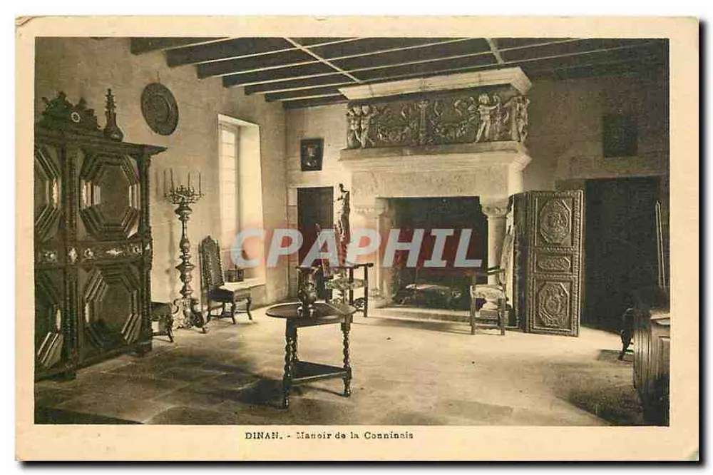 Dinan - Château de la Conninais — Salle à Manger - Frente