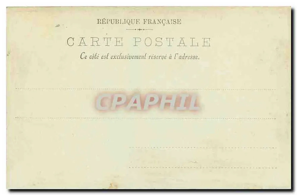 Château de Chantilly — Le Pavillon de Sylvie — LL. - Verso