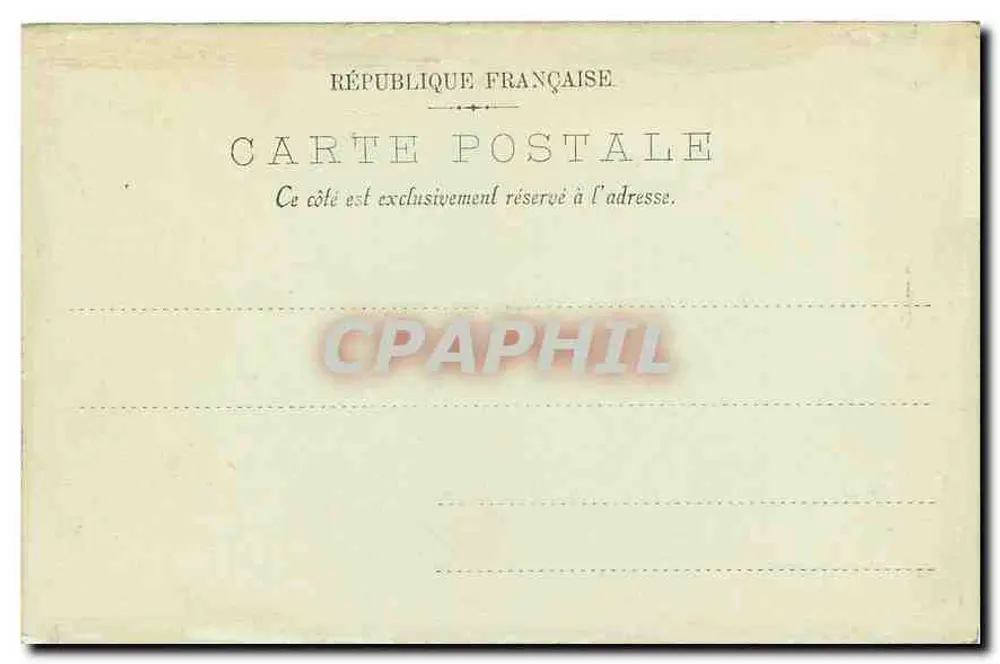 Castelo de Chantilly — A Fachaça Sudoeste — LL. - Verso