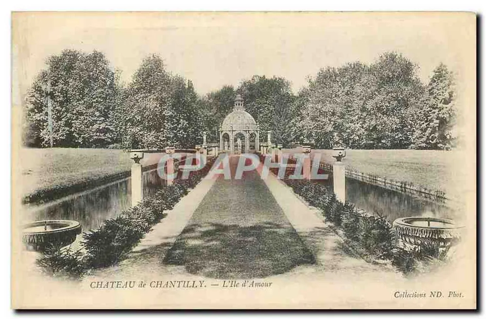 Château de Chantilly — The Island of Love — Collections ND. Phot. - Front