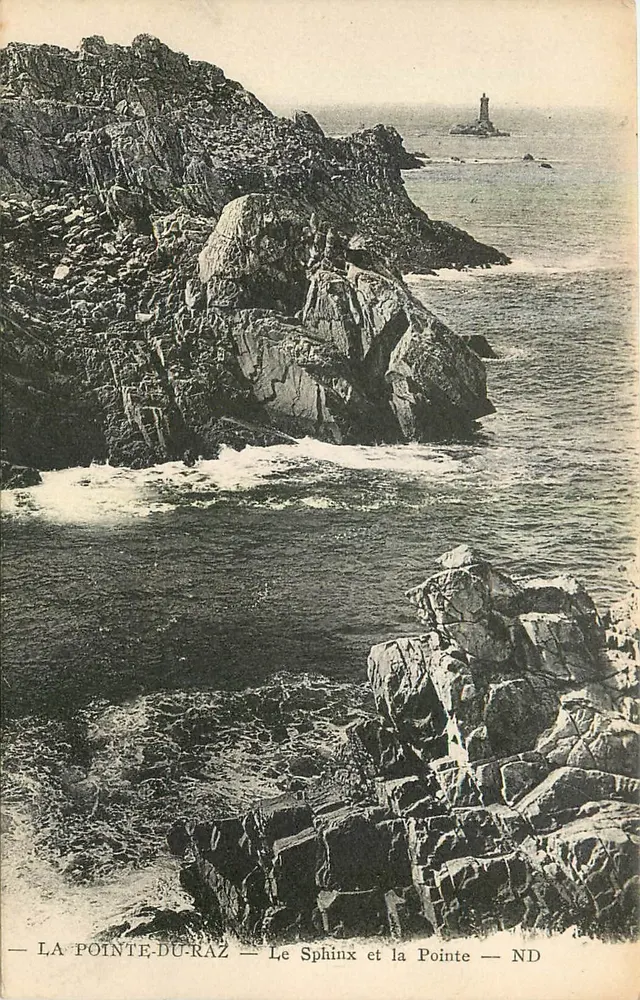 La Pointe-du-Raz — Le Sphinx et la Pointe — ND - Frente