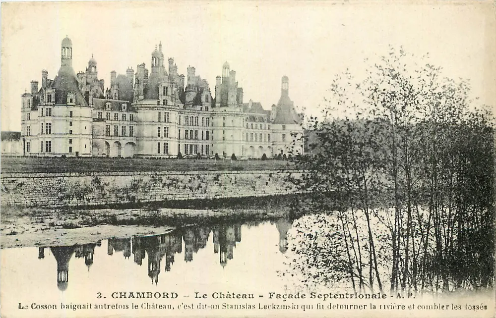 Chambord — Le Château — Façade Septentrionale — A.P. - Recto