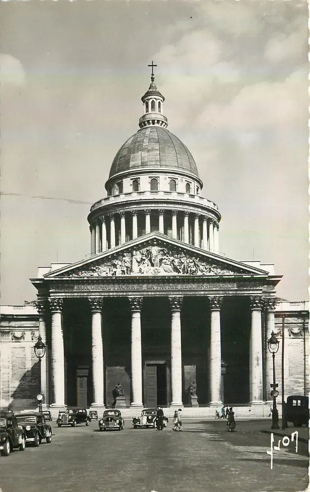 O Panteão — Paris — Edições Martel, Paris - Frente