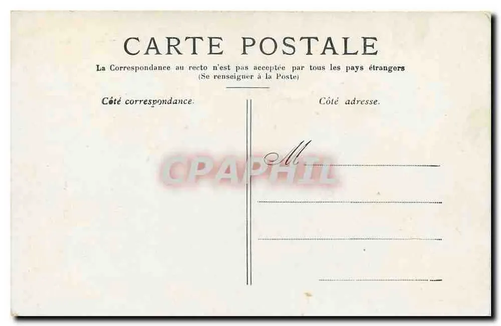 Paris — A Madeleine — Editor não visível - Verso