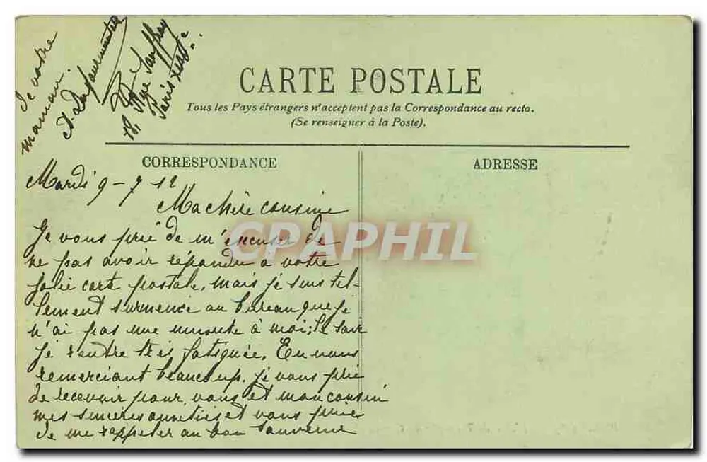 PARIS (1er) — O Arco do Triunfo do Carrousel — LL. - Verso