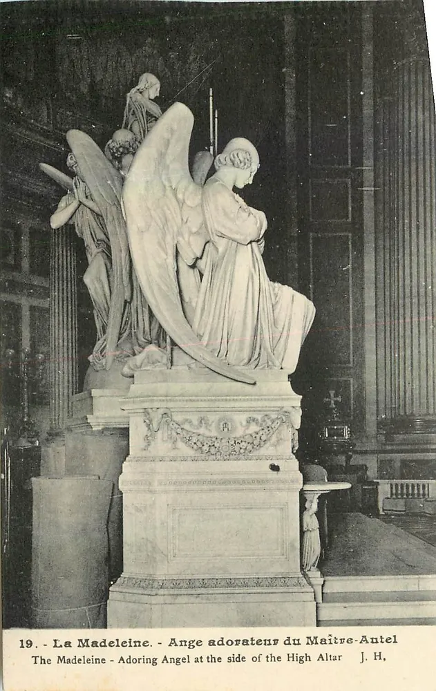 La Madeleine — Anbetender Engel des Meister-Antel — J. H. - Vorderseite