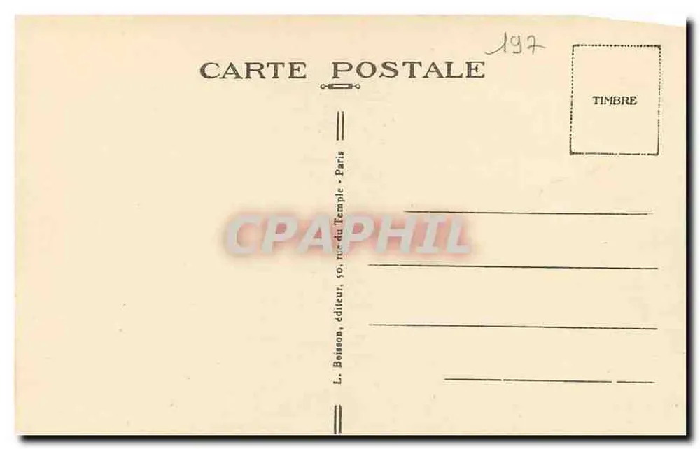 La Madeleine — Anbetender Engel des Meister-Antel — J. H. - Rückseite