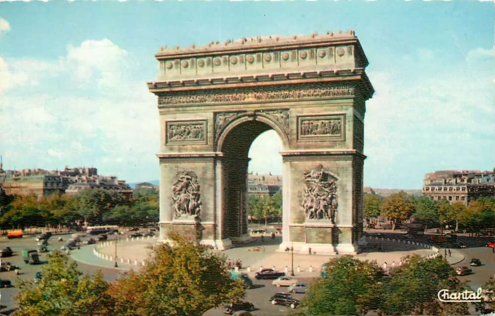 Arc de Triomphe — Place de l'Étoile — Éditions Chantal, n°329 - Recto