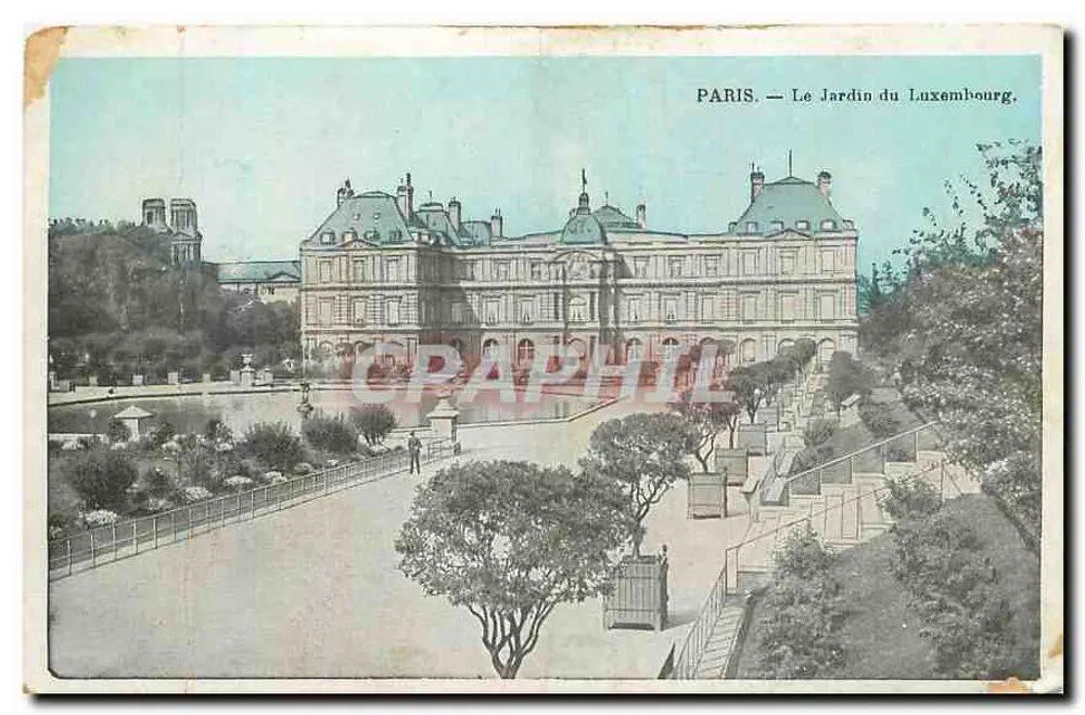 PARIS — Le Jardin du Luxembourg — éditeur imprimeur non visible - Frente