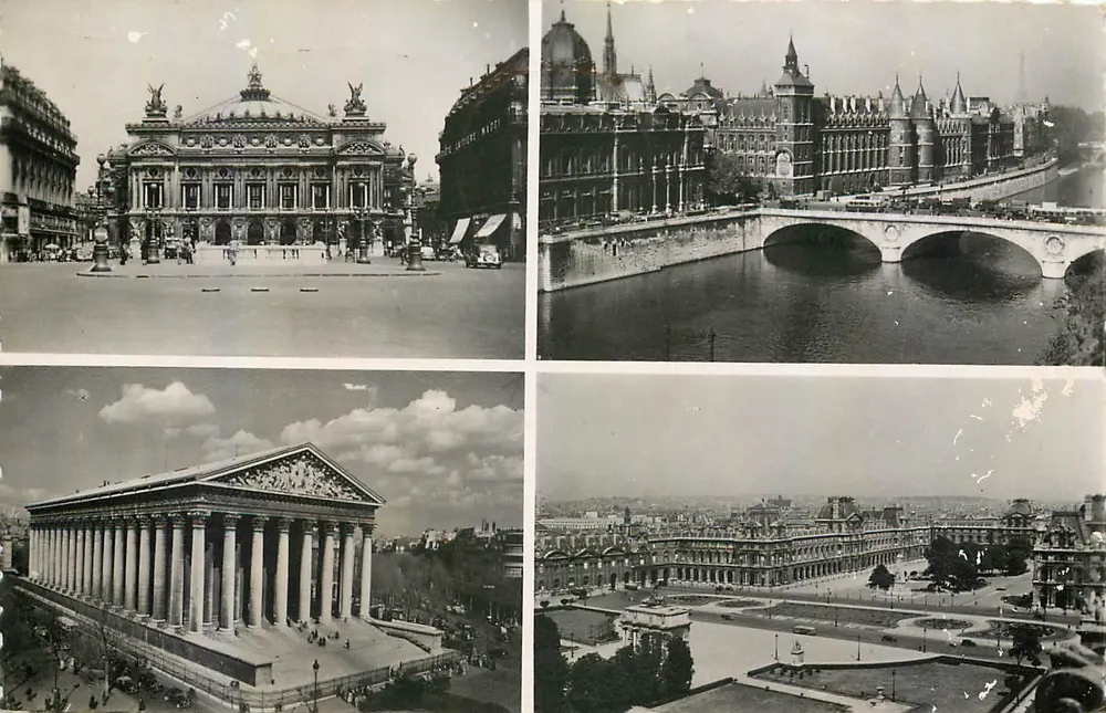 Paris – Das Opernhaus, Die Conciergerie, Das Louvre, Der Panthéon – Éditions Chantal - Vorderseite