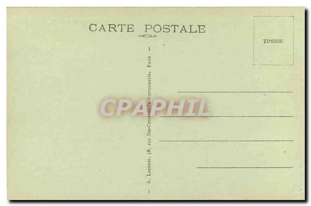 Paris — A Câmara dos Deputados — A. L. - Verso