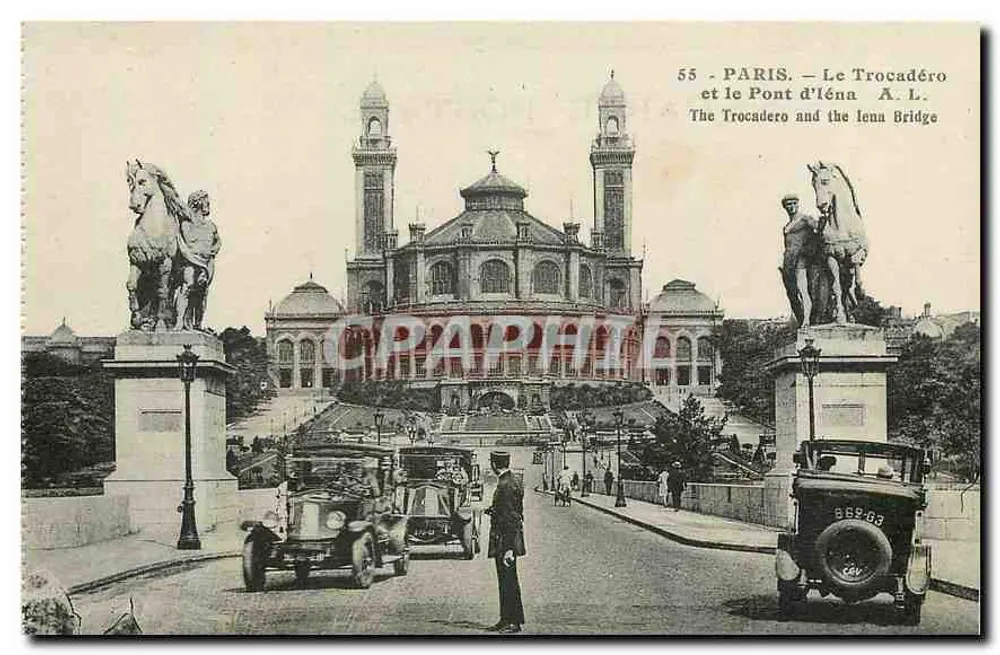 Paris — Le Trocadéro et Le Pont d’Éna — A. L. - Recto