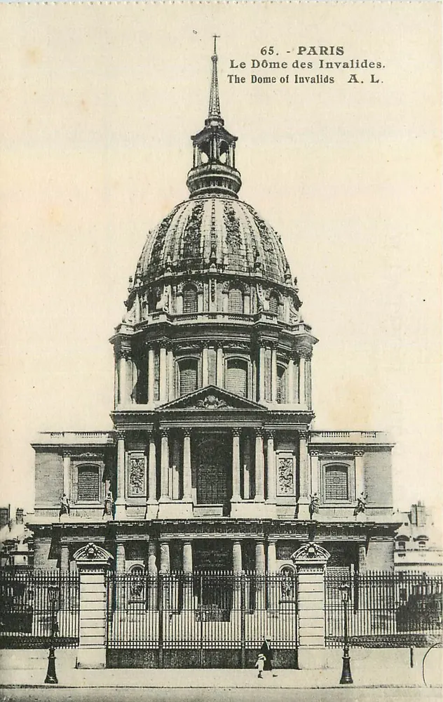 O Domo dos Invalidos — Paris — A.L. n°65 - Frente