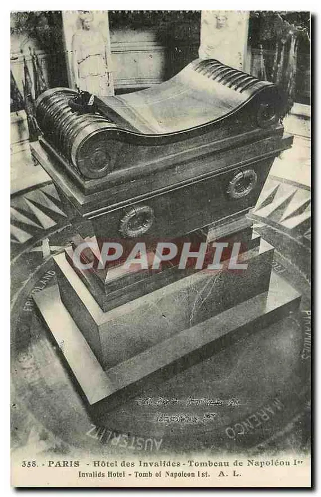 Paris - Hôtel des Invalides - Tombeau de Napoléon Ier — A. L. — n° 358 - Recto