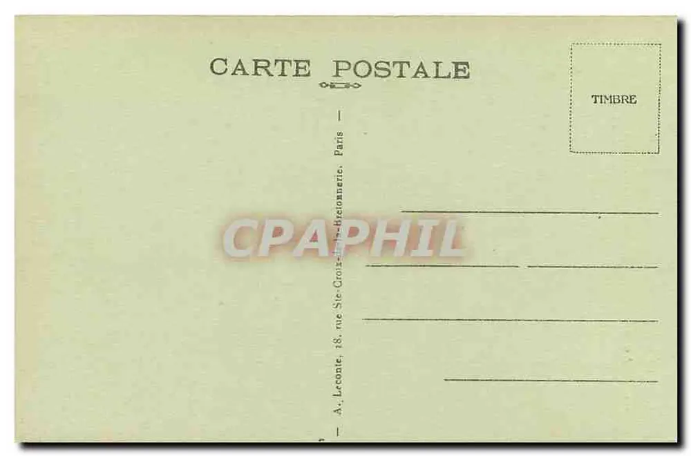 Paris — A Torre Saint-Jacques — A. L. - Verso