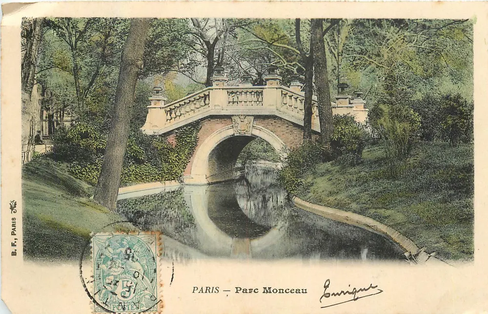 PARIS — Parc Monceau — B.F. Paris, n° 9601 - Frente