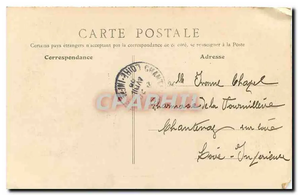 PARIS — Parc Monceau — B.F. Paris, n° 9601 - Verso