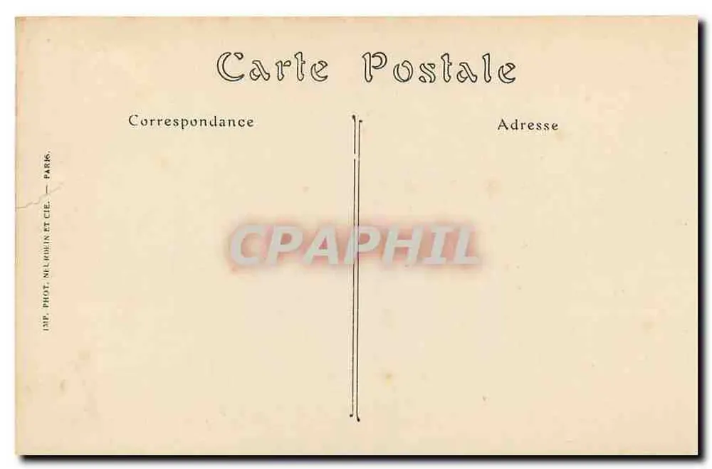 Paris — A Igreja da Madeleine — ND. Phiol. - Verso