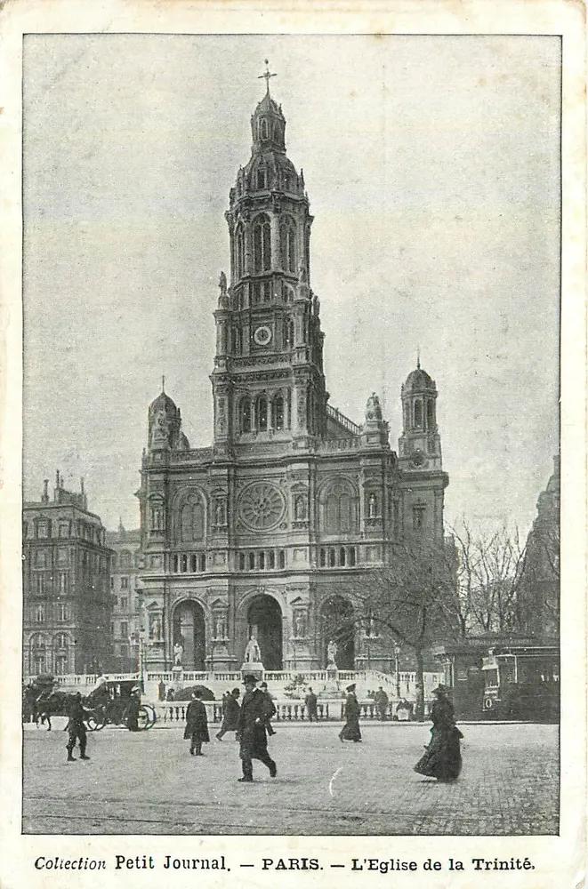 Paris — L'Église de la Trinité — Collection Petit Journal - Recto