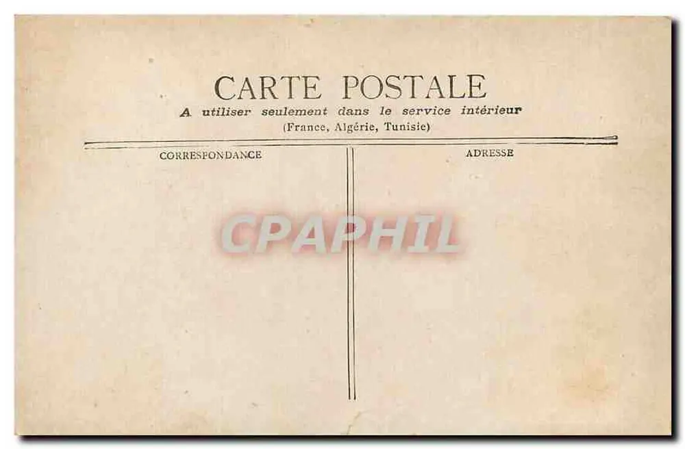 Parijs - Boulevard en Porte Saint-Martin — uitgever niet vermeld, serie-nummer niet zichtbaar - Achterkant