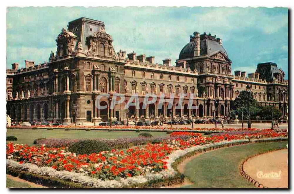 O Louvre — Paris — Edições Chantal, n°355 - Frente
