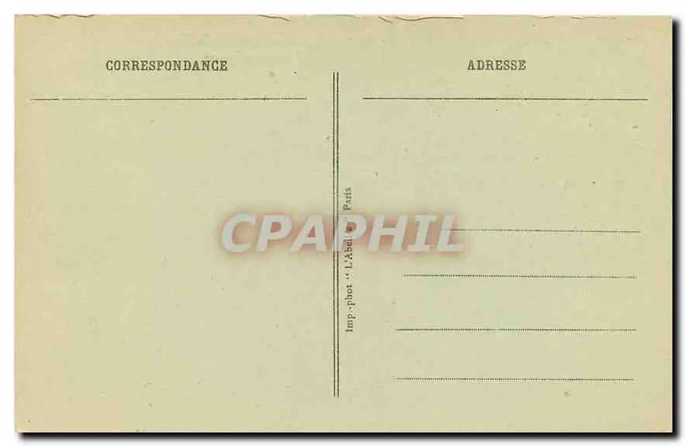 Paris - Boulevard de la Madeleine — visão do Panteão — L'Abelé, Paris, n°92 - Verso
