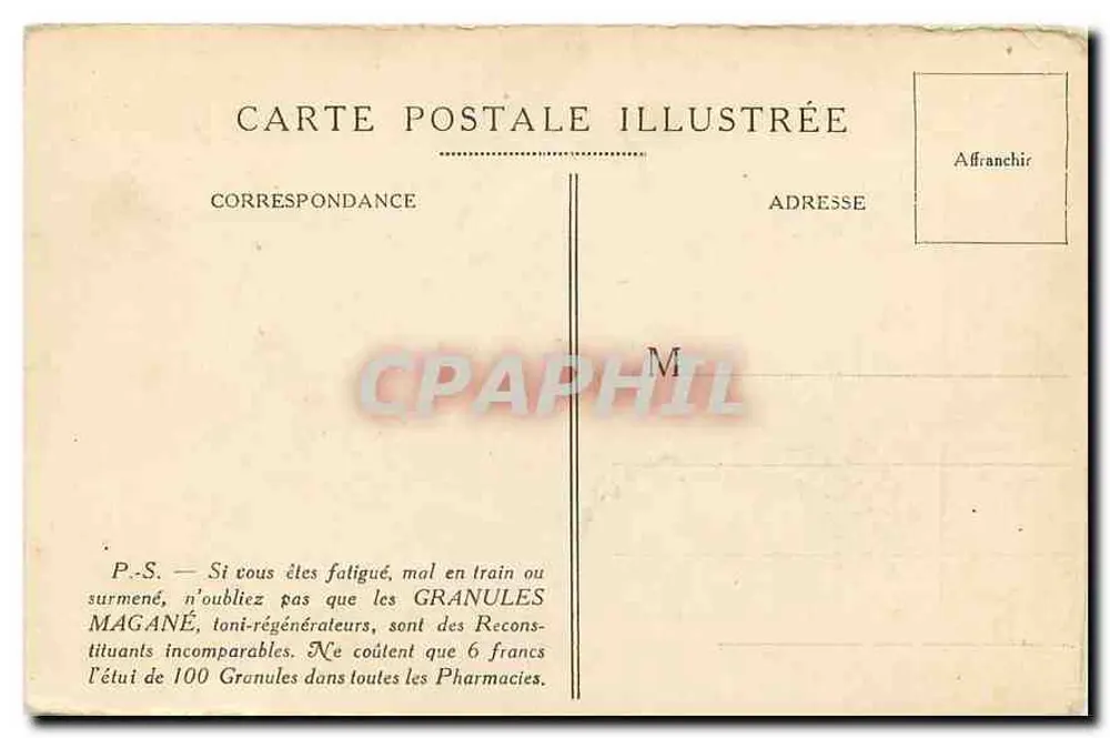 Paris — O Panteão — F. Caubene, Paris - Verso