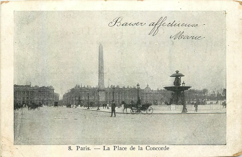 Paris — La Place de la Concorde — Collection du Petit Parisien, N° 8 - Awers