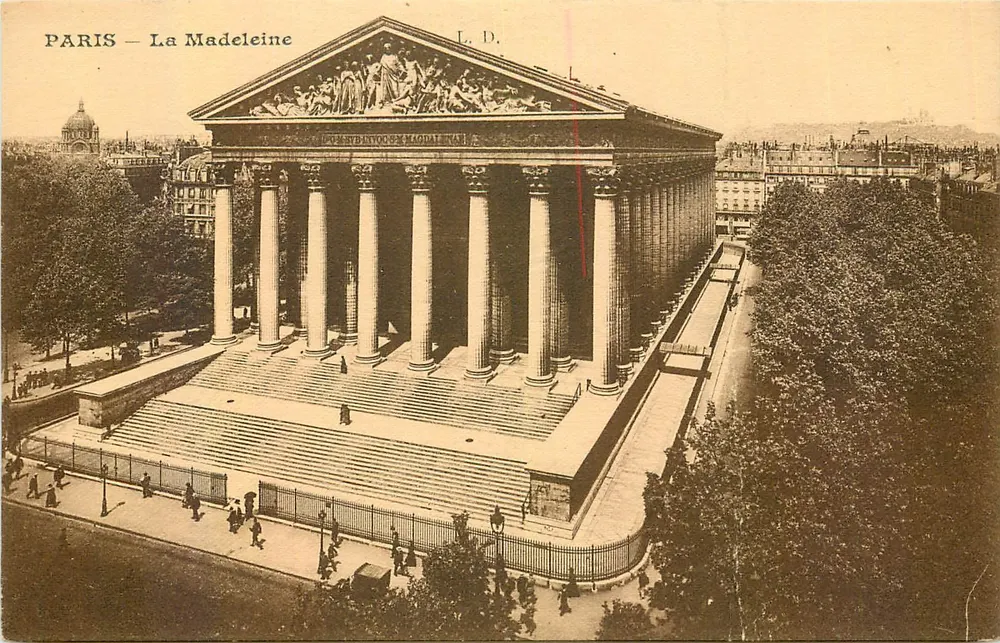 Paris — A Madeleine — L. D. - Frente