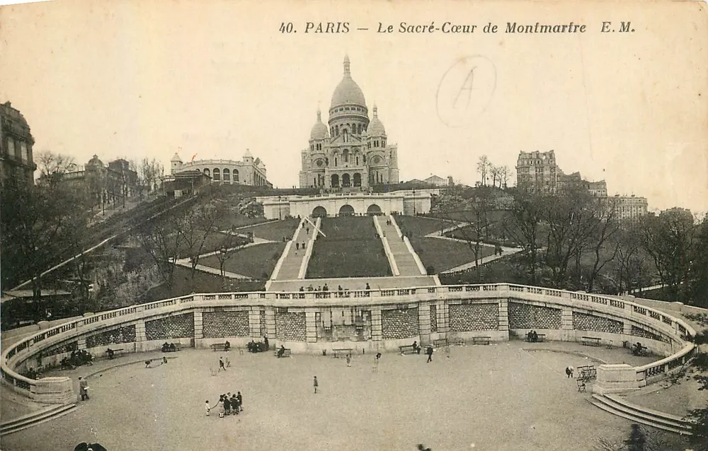 Paris — Le Sacré-Cœur de Montmartre — E.M. n°40 - Recto