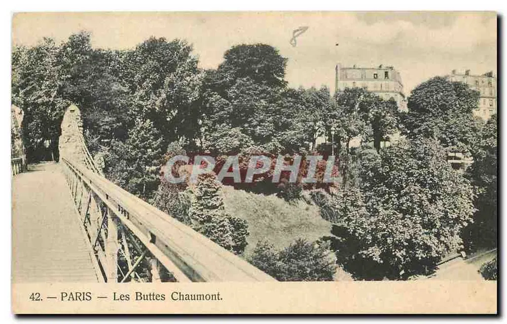 PARIS — Les Buttes Chaumont — Edição n°42 - Frente