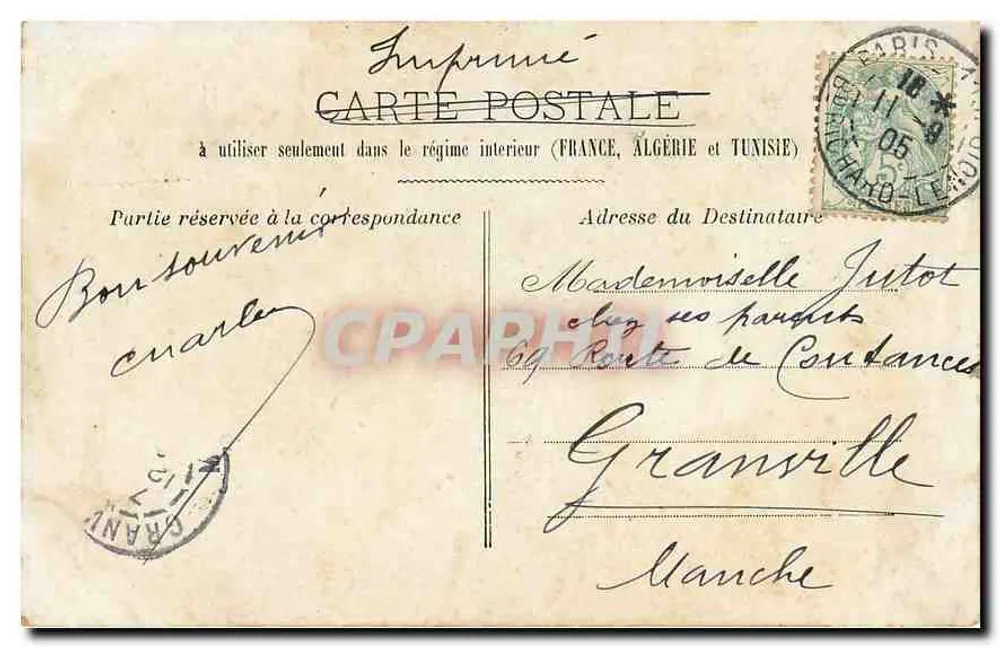 Paris - O hotel dos Invalides - 4 - M.R.E. - Verso
