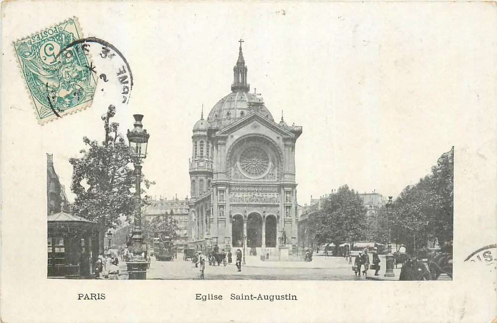 Paris — Église Saint-Augustin — éditeur non identifié - Frente