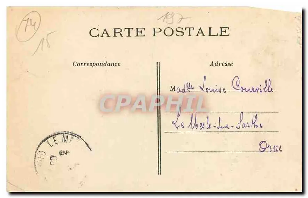 PARIS — A Estação de Lyon — C.M. n°297 - Verso