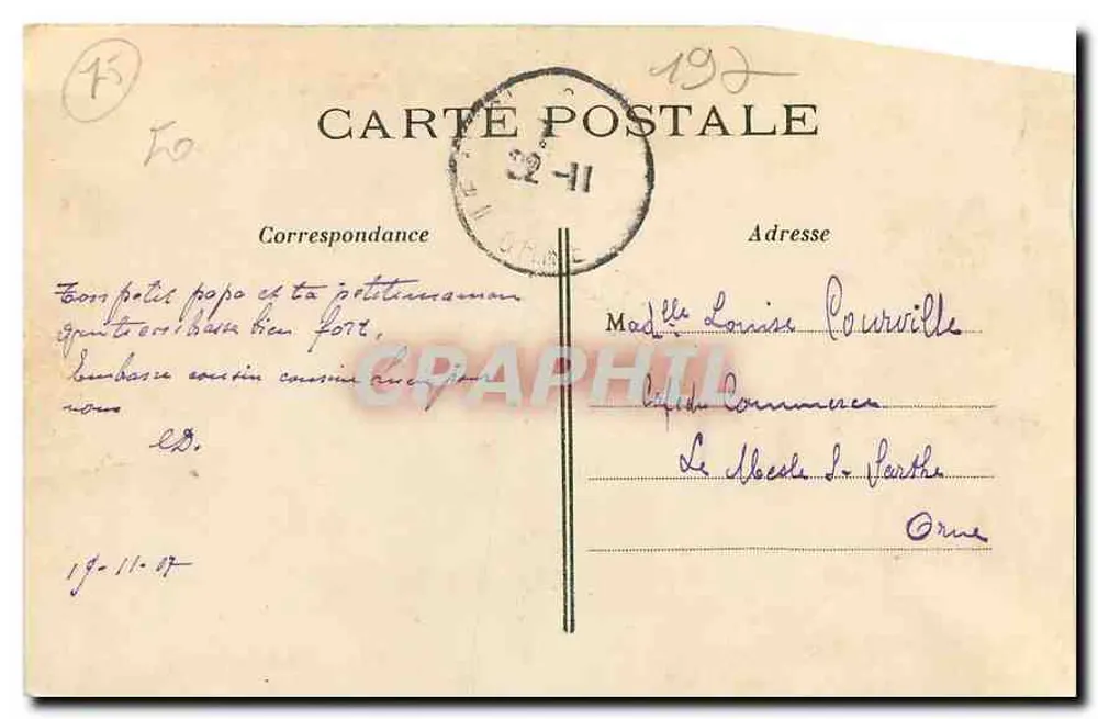 Paris - A Estação de Lyon — editor anônimo, n° 297 - Verso