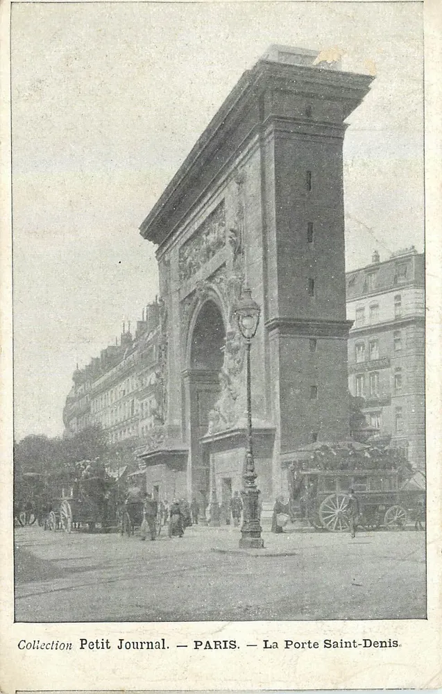 Paris — La Porte Saint-Denis — Collection Petit Journal - Recto