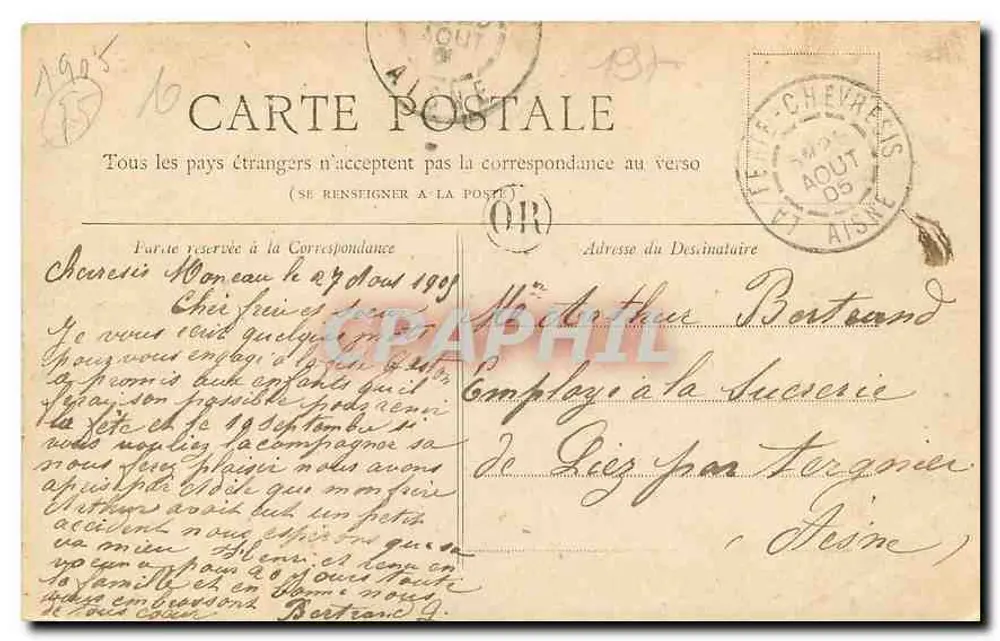 O Vale de Grâce — Paris — Coleção Petit Journal - Verso