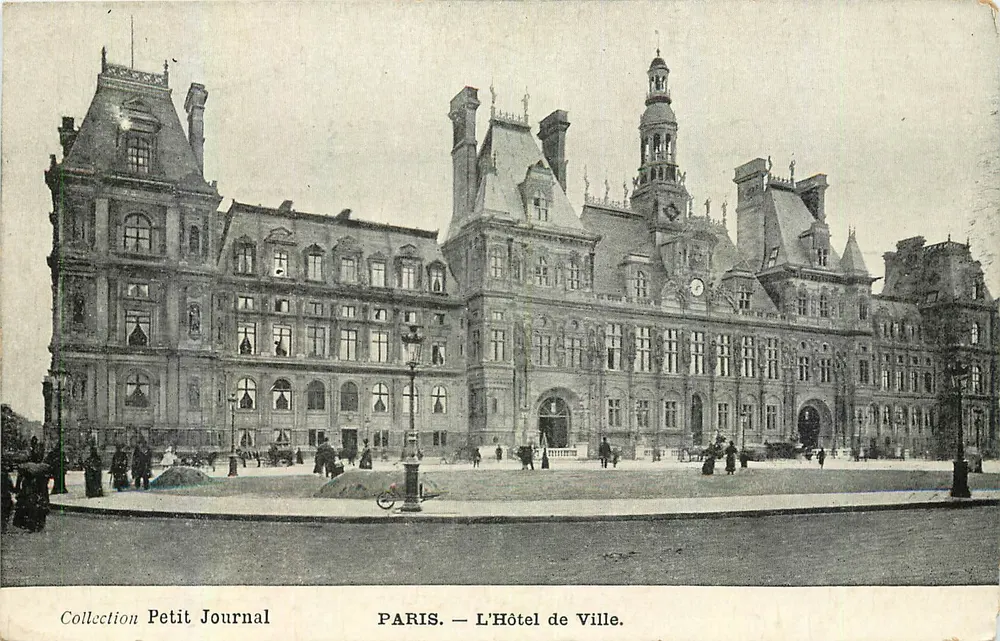 PARIS — L'Hôtel de Ville — Collection Petit Journal - Recto