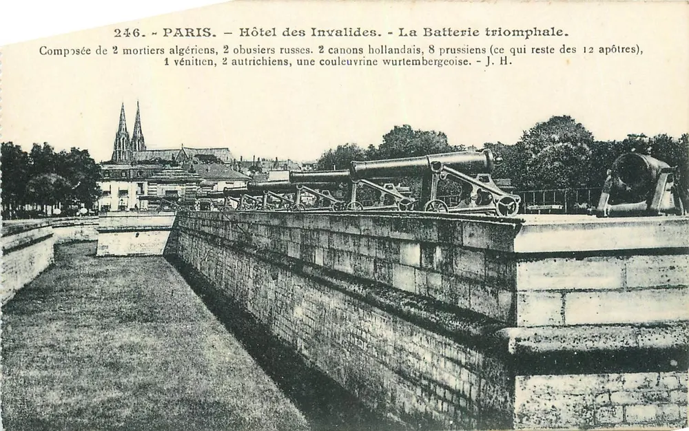 Paris - Hôtel des Invalides - La Batterie triomphale - J. H. - n°246 - Recto