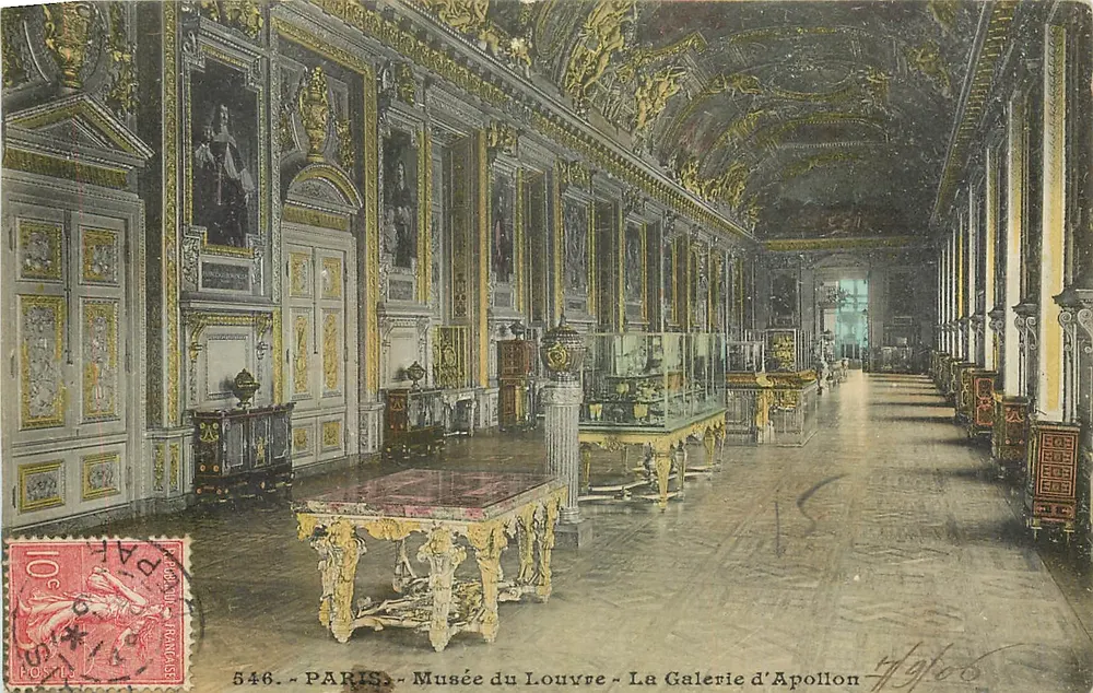 Paris - Louvre-Museum - Die Galerie Apollon — anonymer Verlag, Nr. 546 - Vorderseite
